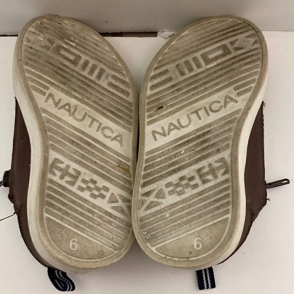 ‎Nautica Kids Brown Wakeby Toddler Shoe Lace Up Fashion Sneaker